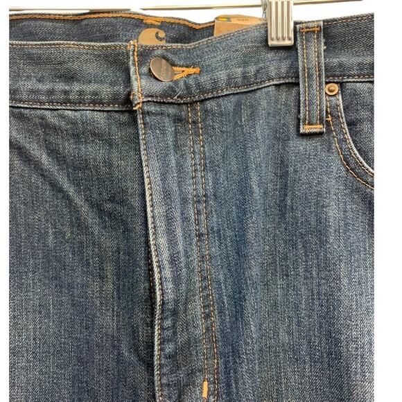 NWT CARHARTT Relaxed Fit Flannel-Lined 5 pocket Jean SZ 40 x 36 - Picture 4 of 8